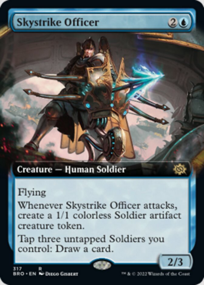 Skystrike Officer (Extended Art) [The Brothers' War] | Gaming Infinity