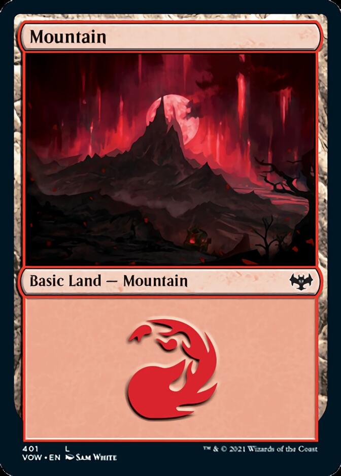 Mountain (401) [Innistrad: Crimson Vow] | Gaming Infinity