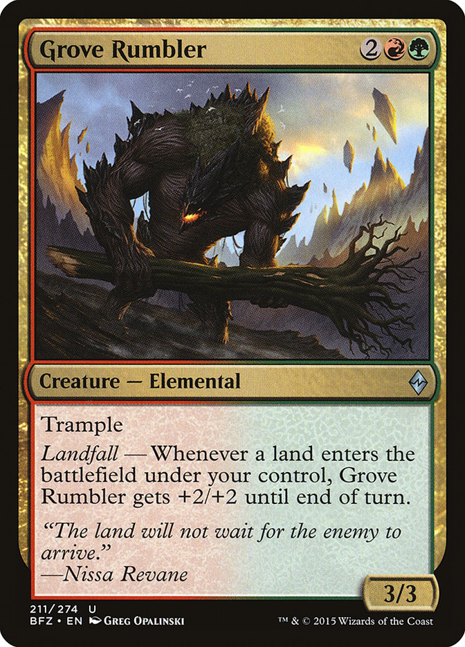 Grove Rumbler [Battle for Zendikar] | Gaming Infinity