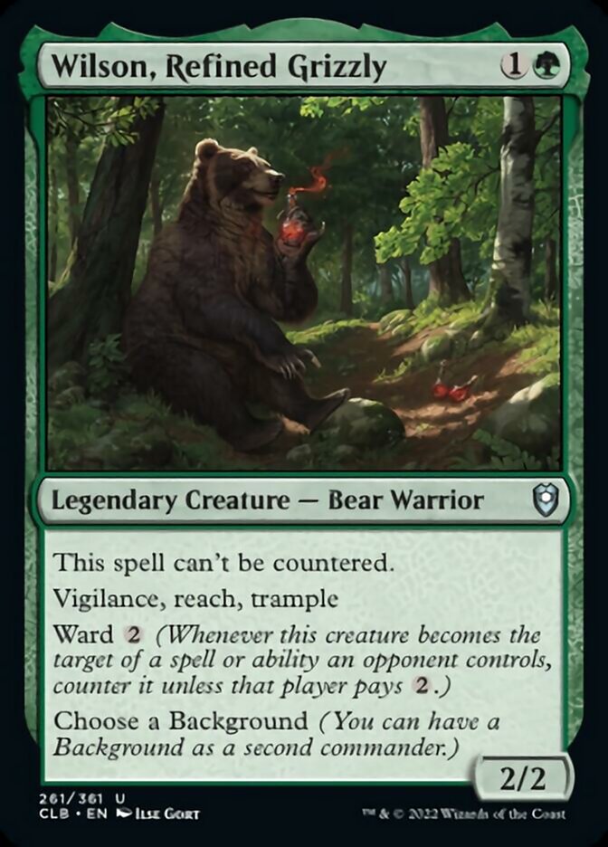 Wilson, Refined Grizzly [Commander Legends: Battle for Baldur's Gate] | Gaming Infinity