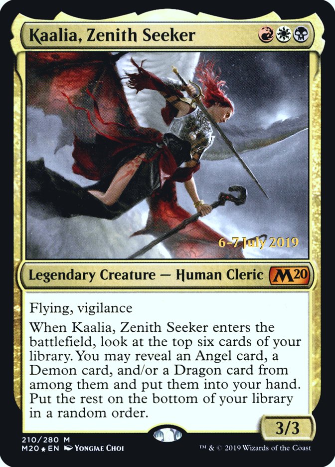 Kaalia, Zenith Seeker  [Core Set 2020 Prerelease Promos] | Gaming Infinity