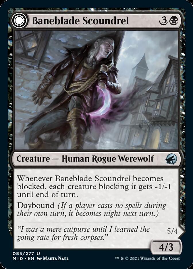 Baneblade Scoundrel // Baneclaw Marauder [Innistrad: Midnight Hunt] | Gaming Infinity