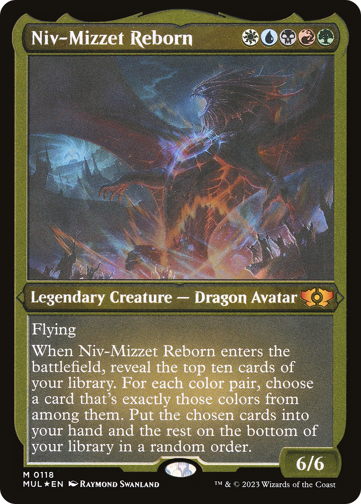 Niv-Mizzet Reborn (Foil Etched) [Multiverse Legends] | Gaming Infinity