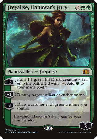 Freyalise, Llanowar's Fury (Commander 2014) [Commander 2014 Oversized] | Gaming Infinity