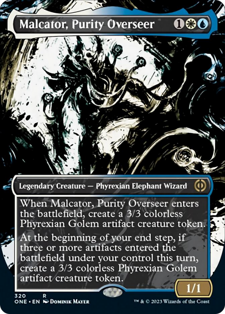 Malcator, Purity Overseer (Borderless Ichor) [Phyrexia: All Will Be One] | Gaming Infinity