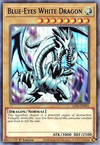 Blue-Eyes White Dragon (Green) [LDS2-EN001] Ultra Rare | Gaming Infinity