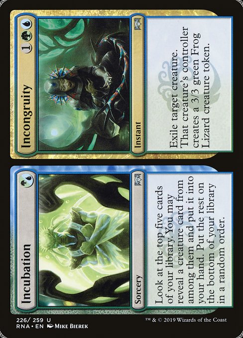 Incubation // Incongruity [Ravnica Allegiance] | Gaming Infinity