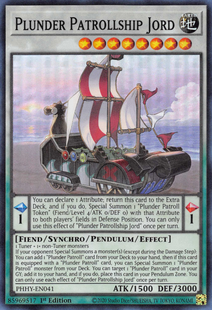 Plunder Patrollship Jord [PHHY-EN041] Super Rare | Gaming Infinity