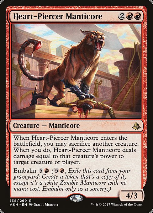 Heart-Piercer Manticore [Amonkhet] | Gaming Infinity