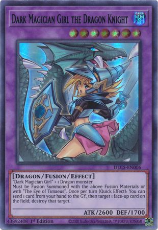 Dark Magician Girl the Dragon Knight (Alternate Art) (Blue) [DLCS-EN006] Ultra Rare | Gaming Infinity