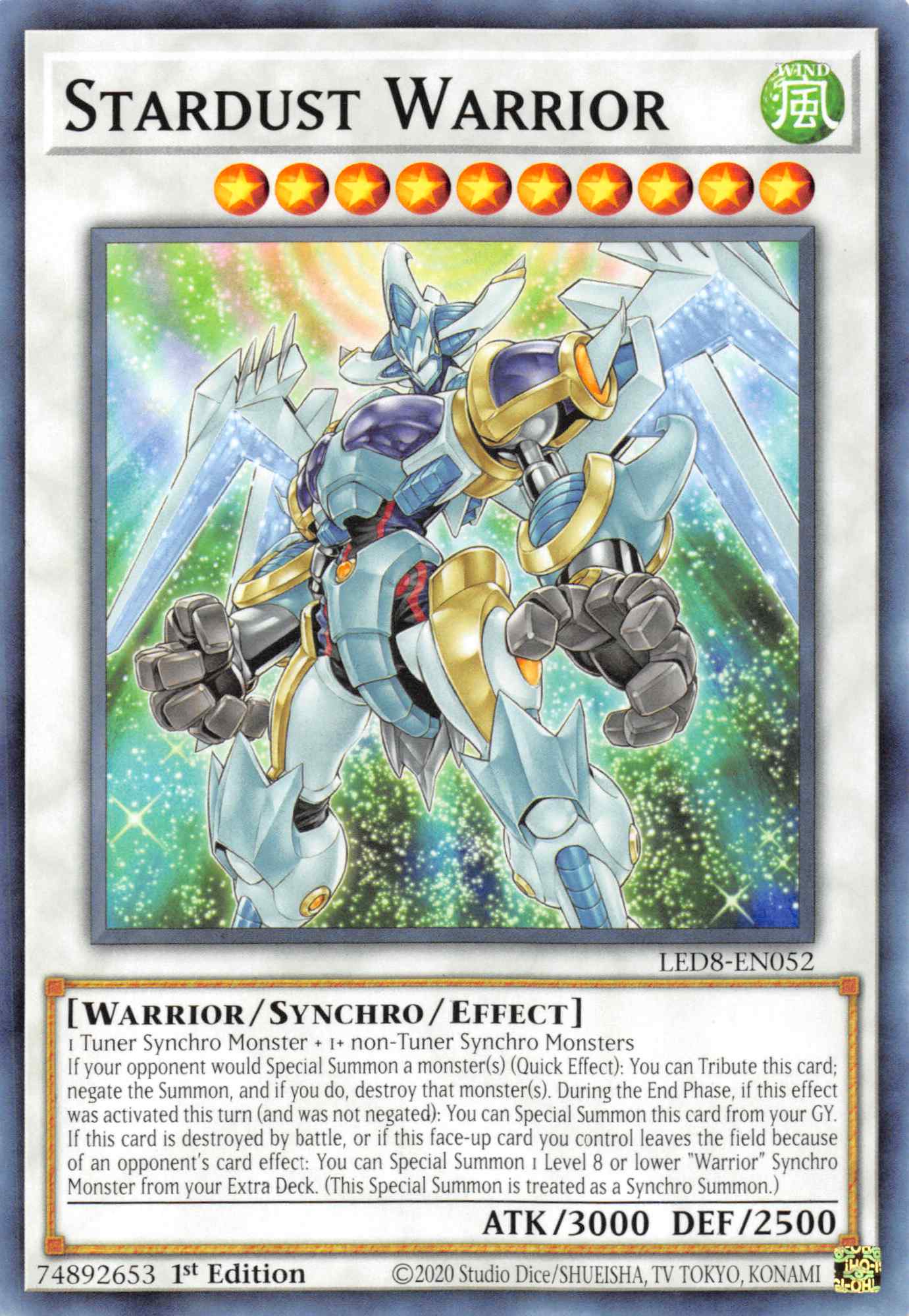 Stardust Warrior [LED8-EN052] Common | Gaming Infinity