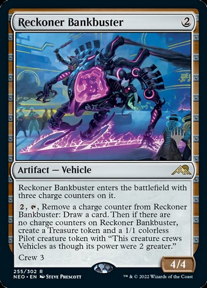 Reckoner Bankbuster (Promo Pack) [Kamigawa: Neon Dynasty Promos] | Gaming Infinity