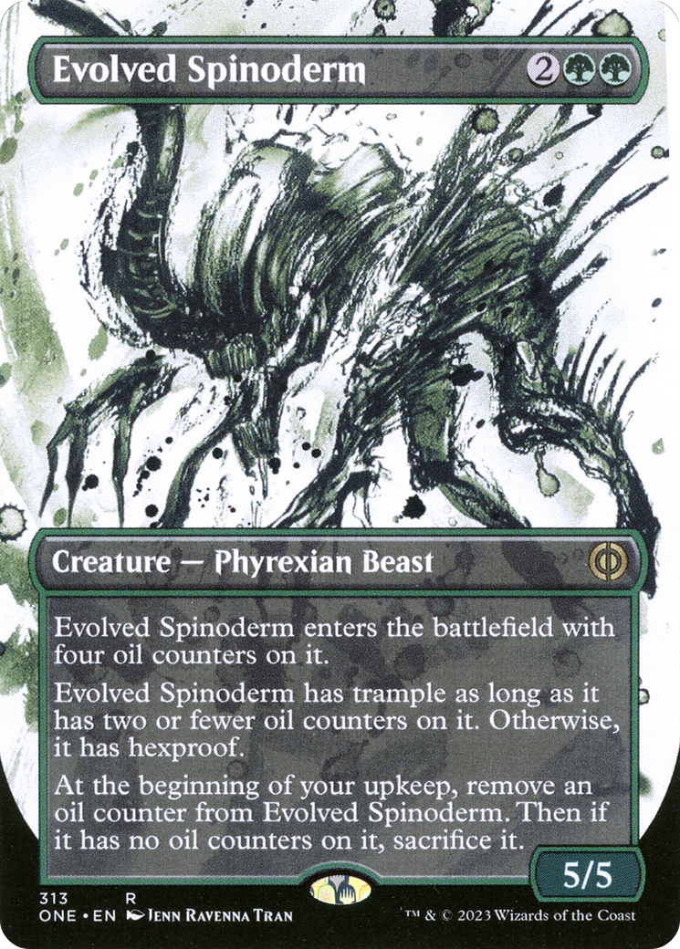 Evolved Spinoderm (Borderless Ichor) [Phyrexia: All Will Be One] | Gaming Infinity