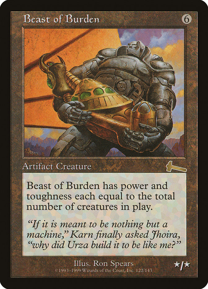 Beast of Burden [Urza's Legacy] | Gaming Infinity