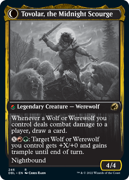 Tovolar, Dire Overlord // Tovolar, the Midnight Scourge [Innistrad: Double Feature] | Gaming Infinity