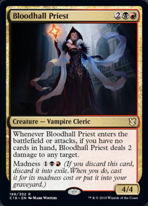 Bloodhall Priest [Commander 2019] | Gaming Infinity