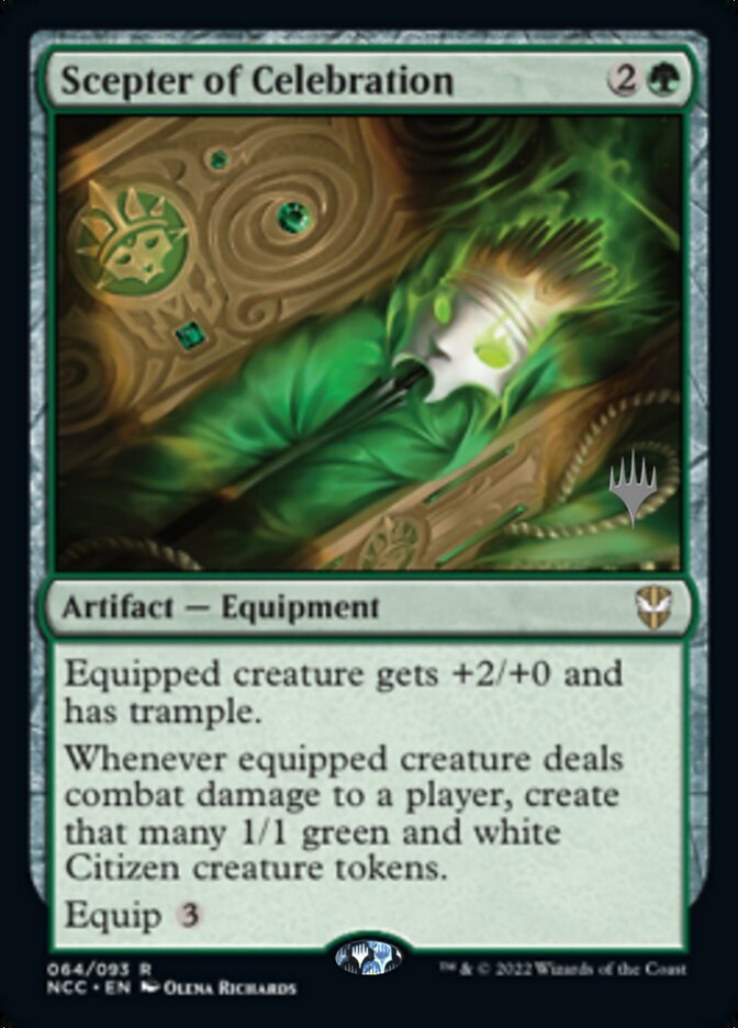 Scepter of Celebration (Promo Pack) [Streets of New Capenna Commander Promos] | Gaming Infinity