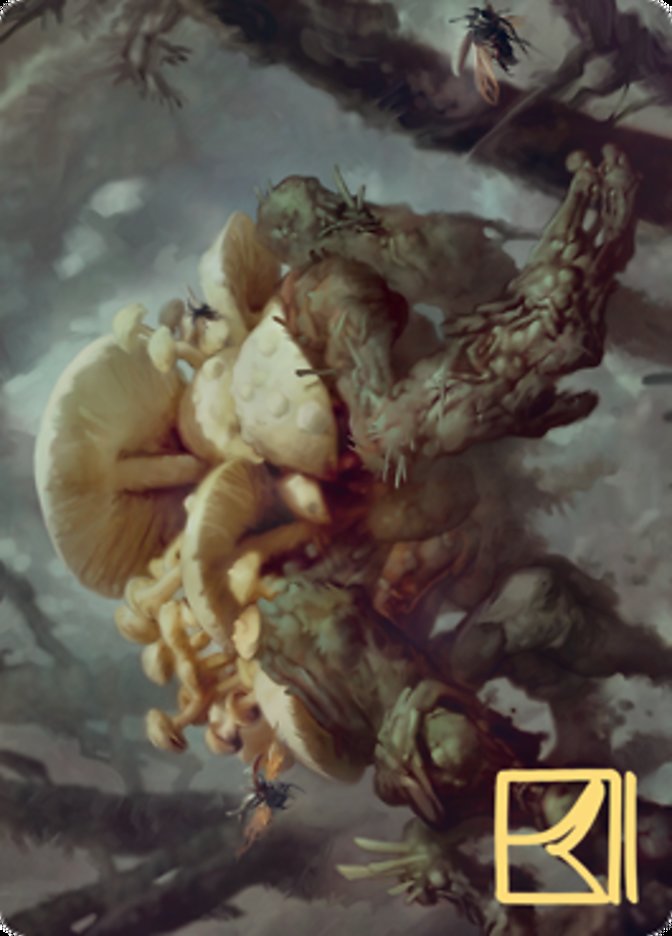 Swarm Shambler Art Card (Gold-Stamped Signature) [Zendikar Rising Art Series] | Gaming Infinity