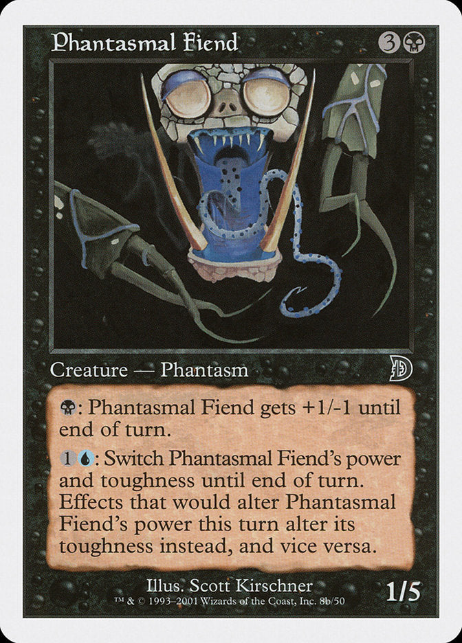 Phantasmal Fiend (Black Background) [Deckmasters] | Gaming Infinity