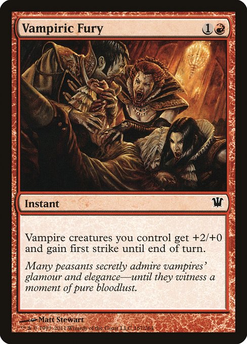 Vampiric Fury [Innistrad] | Gaming Infinity