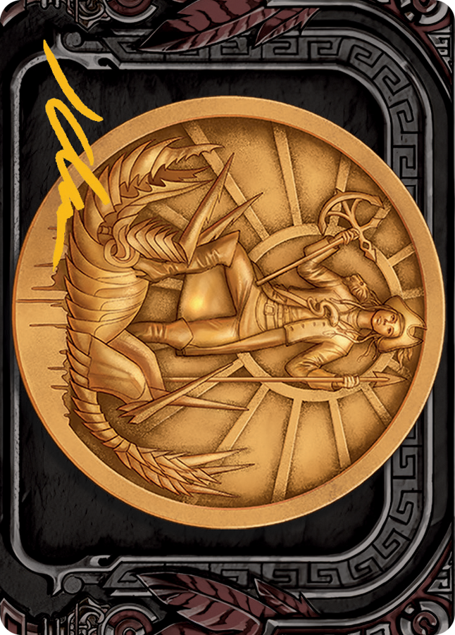 Captain Lannery Storm Art Card (Gold-Stamped Signature) [March of the Machine Art Series] | Gaming Infinity