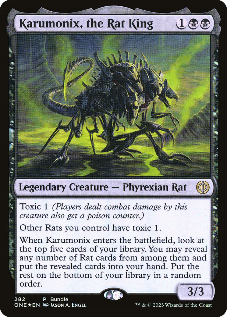 Karumonix, the Rat King (Bundle) [Phyrexia: All Will Be One] | Gaming Infinity