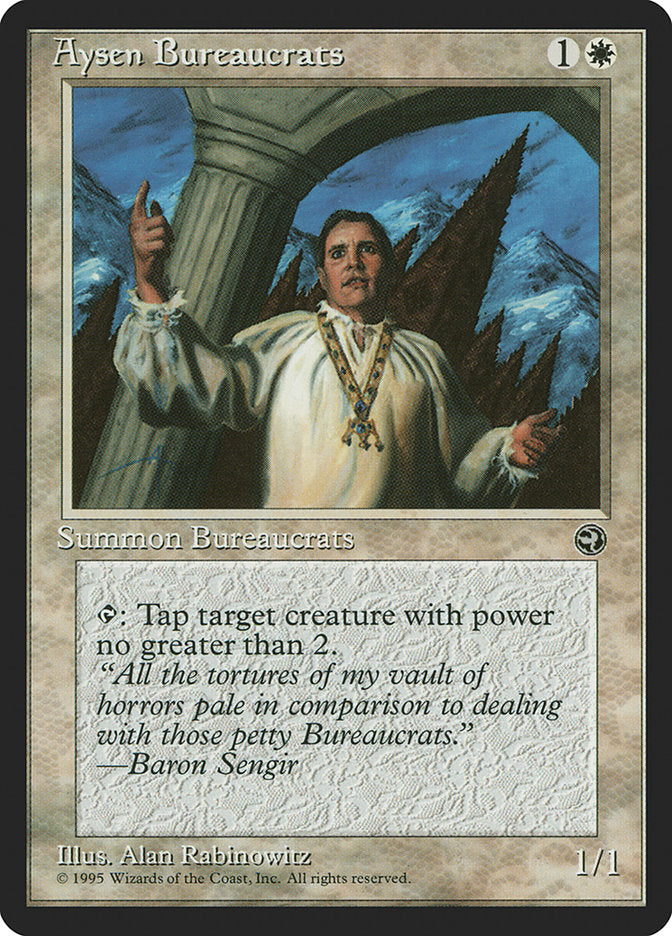 Aysen Bureaucrats (Baron Sengir Flavor Text) [Homelands] | Gaming Infinity