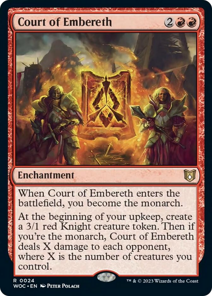 Court of Embereth [Wilds of Eldraine Commander] | Gaming Infinity