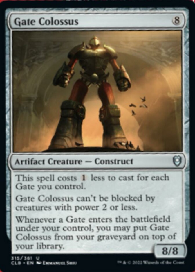 Gate Colossus [Commander Legends: Battle for Baldur's Gate] | Gaming Infinity