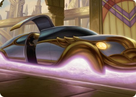 Mysterious Limousine Art Card [Streets of New Capenna Art Series] | Gaming Infinity