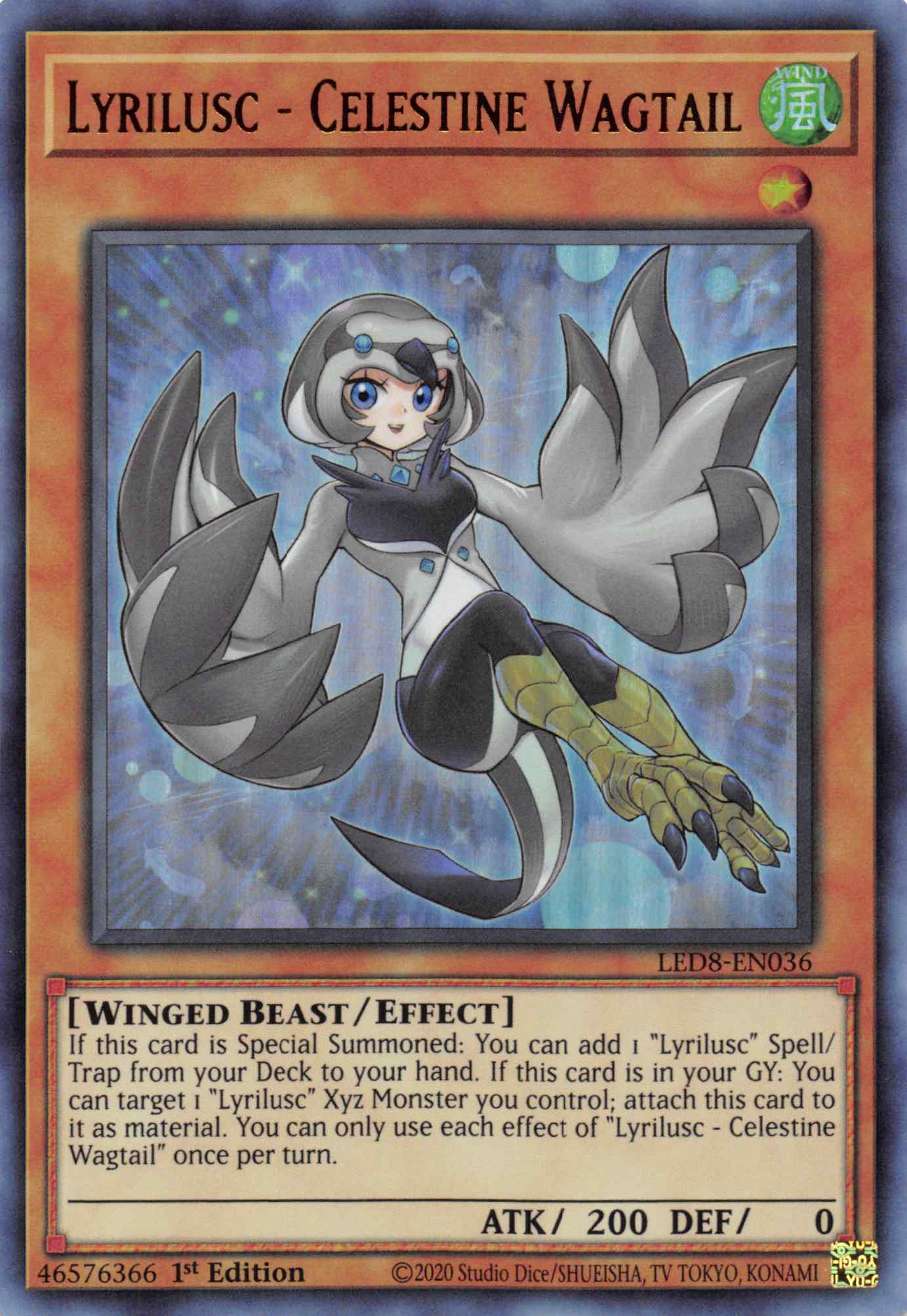 Lyrilusc - Celestine Wagtail [LED8-EN036] Ultra Rare | Gaming Infinity