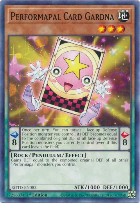 Performapal Card Gardna [ROTD-EN082] Common | Gaming Infinity