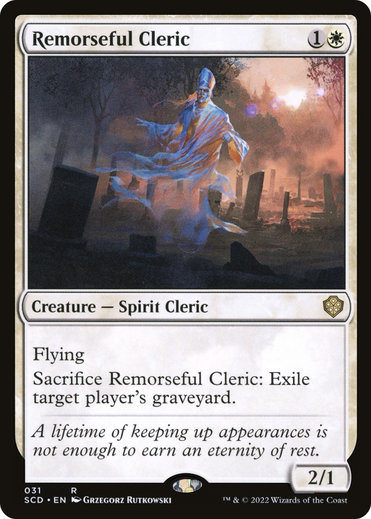 Remorseful Cleric [Starter Commander Decks] | Gaming Infinity