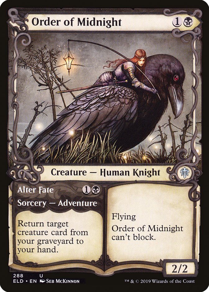 Order of Midnight // Alter Fate (Showcase) [Throne of Eldraine] | Gaming Infinity