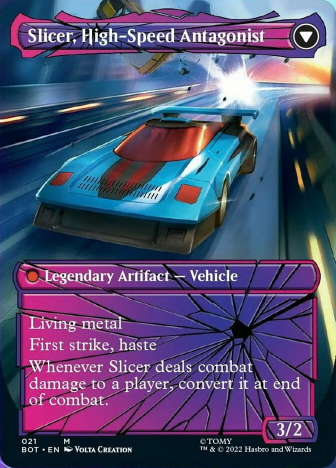 Slicer, Hired Muscle // Slicer, High-Speed Antagonist (Shattered Glass) [Universes Beyond: Transformers] | Gaming Infinity