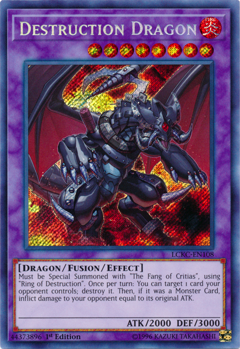 Destruction Dragon [LCKC-EN108] Secret Rare | Gaming Infinity