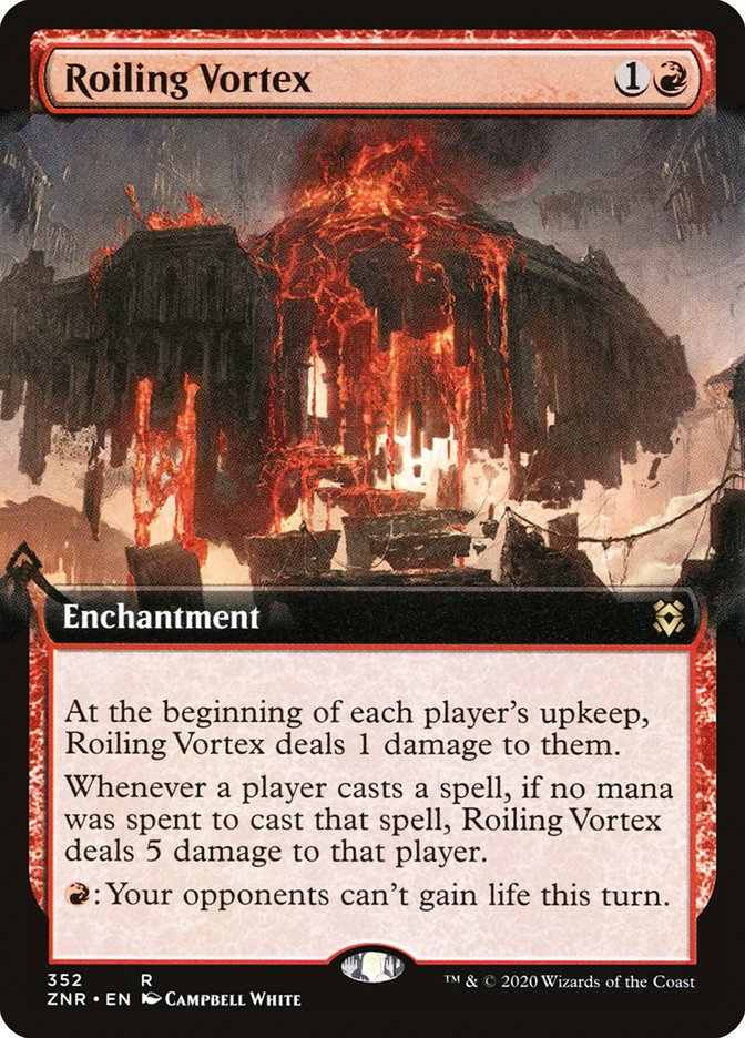 Roiling Vortex (Extended Art) [Zendikar Rising] | Gaming Infinity