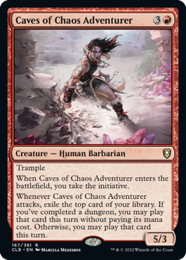 Caves of Chaos Adventurer [Commander Legends: Battle for Baldur's Gate] | Gaming Infinity