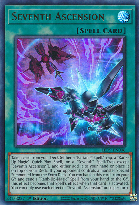 Seventh Ascension [LED9-EN006] Ultra Rare | Gaming Infinity