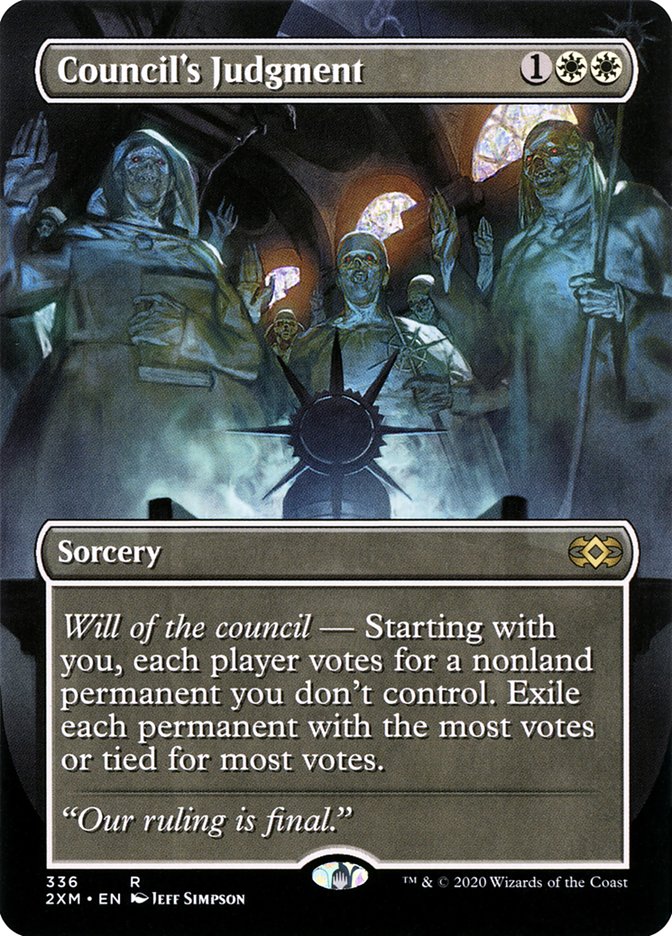 Council's Judgment (Borderless) [Double Masters] | Gaming Infinity
