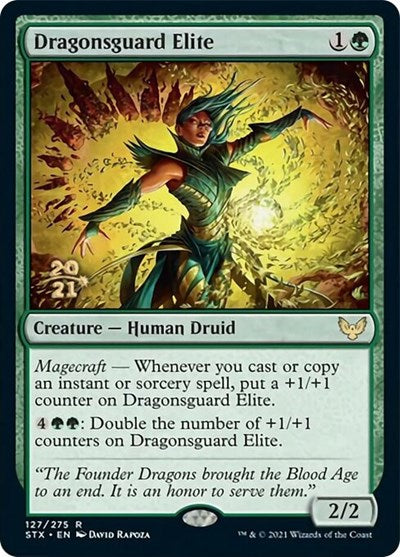 Dragonsguard Elite [Strixhaven: School of Mages Prerelease Promos] | Gaming Infinity