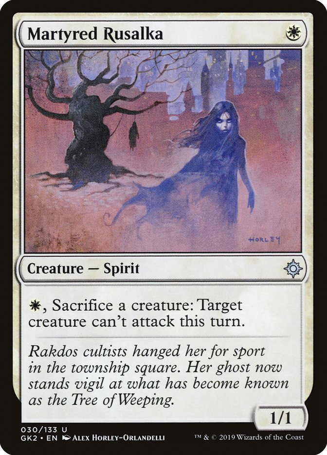 Martyred Rusalka [Ravnica Allegiance Guild Kit] | Gaming Infinity