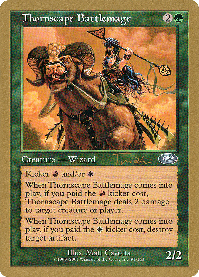 Thornscape Battlemage (Jan Tomcani) [World Championship Decks 2001] | Gaming Infinity