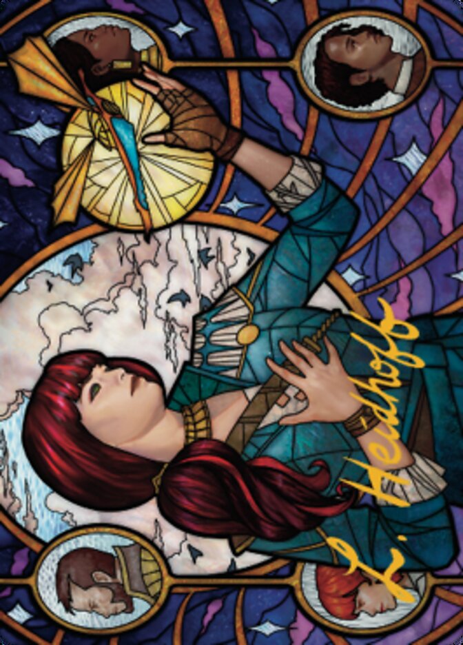 Jhoira, Ageless Innovator Art Card (Gold-Stamped Signature) [Dominaria United Art Series] | Gaming Infinity