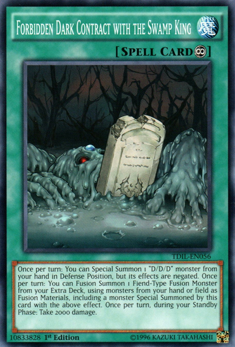 Forbidden Dark Contract with the Swamp King [TDIL-EN056] Common | Gaming Infinity