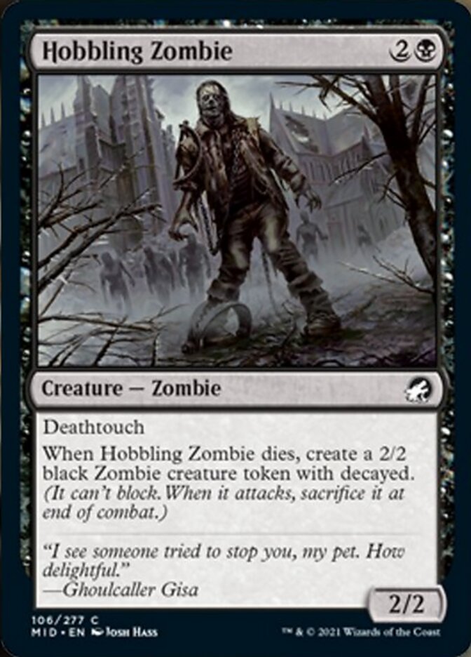 Hobbling Zombie [Innistrad: Midnight Hunt] | Gaming Infinity