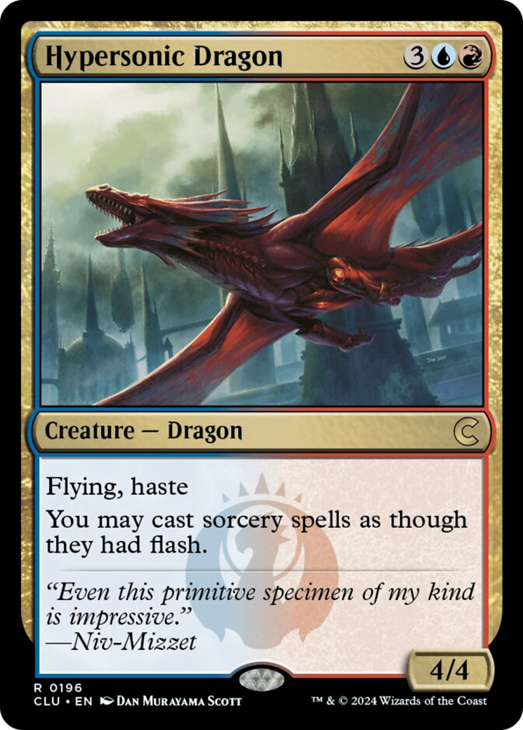 Hypersonic Dragon [Ravnica: Clue Edition] | Gaming Infinity