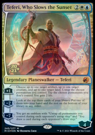 Teferi, Who Slows the Sunset [Innistrad: Midnight Hunt Prerelease Promos] | Gaming Infinity