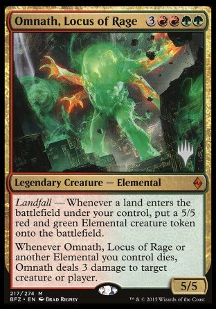 Omnath, Locus of Rage (Promo Pack) [Dungeons & Dragons: Adventures in the Forgotten Realms Promos] | Gaming Infinity