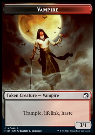 Vampire Token [Innistrad: Midnight Hunt Tokens] | Gaming Infinity